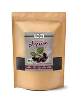 Biojoy økologiske aronia frugter (1 kg), tørrede og hele (Aronia melanocarpa) Dehydrerede produkter Naty Shop 1 kg (1 pakke)