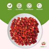 biolla food hele tørrede jordbær, 0,5 kg, 100% naturlig. Sunde snacks til børn. Ideel til smoothies, havremüsli, te og grød. Lang holdbarhed. VEGAN, GLUTENFRI, RAW FOOD Naty Shop Dehydrerede produkter