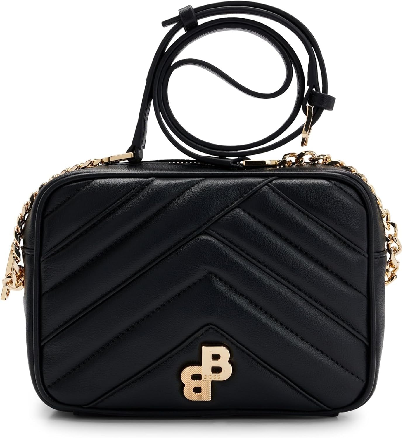 BOSS Evelyn Zip Crossb.n. Naty Shop Crossbody-tasker til kvinder Sort1
