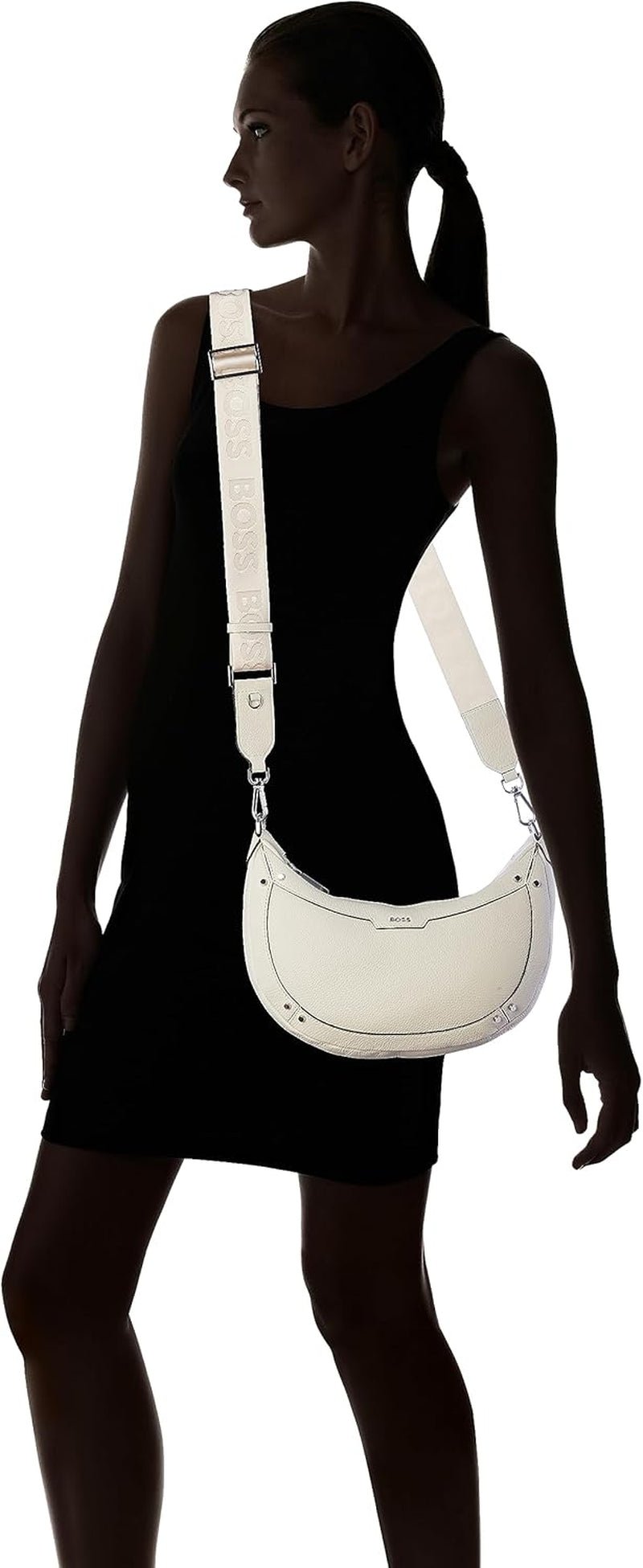 BOSS Ivy Hobo W. Hobo til kvinder, Åben hvid114 Dametasker Naty Shop