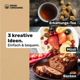 Bremer Gewürzhandel ingefær, stykker af tørret frugt krydret, aromatisk, krydret, usulfuriseret, 1 kg Dehydrerede produkter Naty Shop