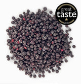 BRIX Frysetørrede blåbær | Naturlige blåbær, tørret 95 g | Great Taste Award for tørrede tranebær | Ikke-GMO, glutenfri, veganske, tilbageholdte vitaminer Naty Shop dehydrerede produkter