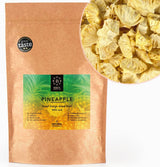 BRIX Frysetørret ananas | Naturlig, tørret ananas 95 g | Great Taste Award tørret frugt, frysetørret ananas | Ikke-GMO, glutenfri, veganske, tilbageholdte vitaminer Naty Shop Dehydrerede produkter Standardtitel