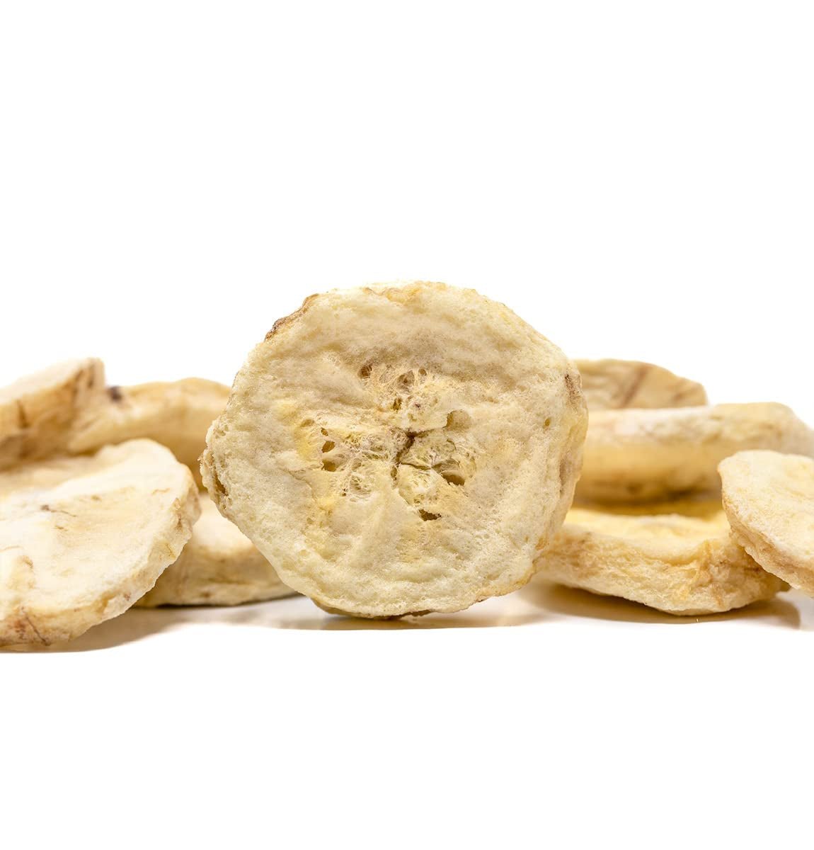 BRIX frysetørrede bananer | Naturlige bananer, tørrede 140 g | Great Taste Award for tørret frugt, tørret | Ikke-GMO, glutenfri, vegansk, konserverede vitaminer Naty Shop Dehydrerede produkter