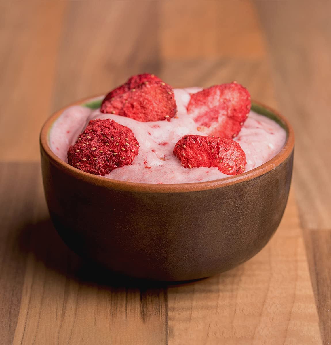BRIX frysetørrede jordbær | Naturlige jordbær 75 g | Great Taste Award for tørret, frysetørret frugt | Ikke-GMO, glutenfri, veganske, tilbageholdte vitaminer Naty Shop dehydrerede produkter