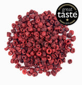 BRIX Frysetørrede bitre kirsebær | Naturlige tørrede kirsebær 105g | Great Taste Award tørrede frugter, tørrede bitre kirsebær | GMO-fri glutenfri veganske vitaminer er konserverede Naty Shop-dehydrerede produkter