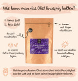 BRIX Tørrede solbær | Tørrede solbær 105 g | Great Taste Award, tørrede solbær | Ikke-GMO, glutenfri, veganske, tilbageholdte vitaminer Naty Shop dehydrerede produkter