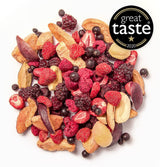 BRIX frysetørrede frugter | Naturlig blanding af tørrede frugter 115g | Great Taste Award for tørret frugt | Ikke-GMO, glutenfri, veganske, tilbageholdte vitaminer Naty Shop dehydrerede produkter
