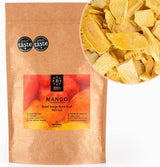 BRIX Frysetørret Mango | Naturlige, tørrede mangoskiver 95 g | Great Taste Award tørret frugt, frysetørret mango | Ikke-GMO, glutenfri, veganske, tilbageholdte vitaminer Naty Shop Dehydrerede produkter Standardtitel