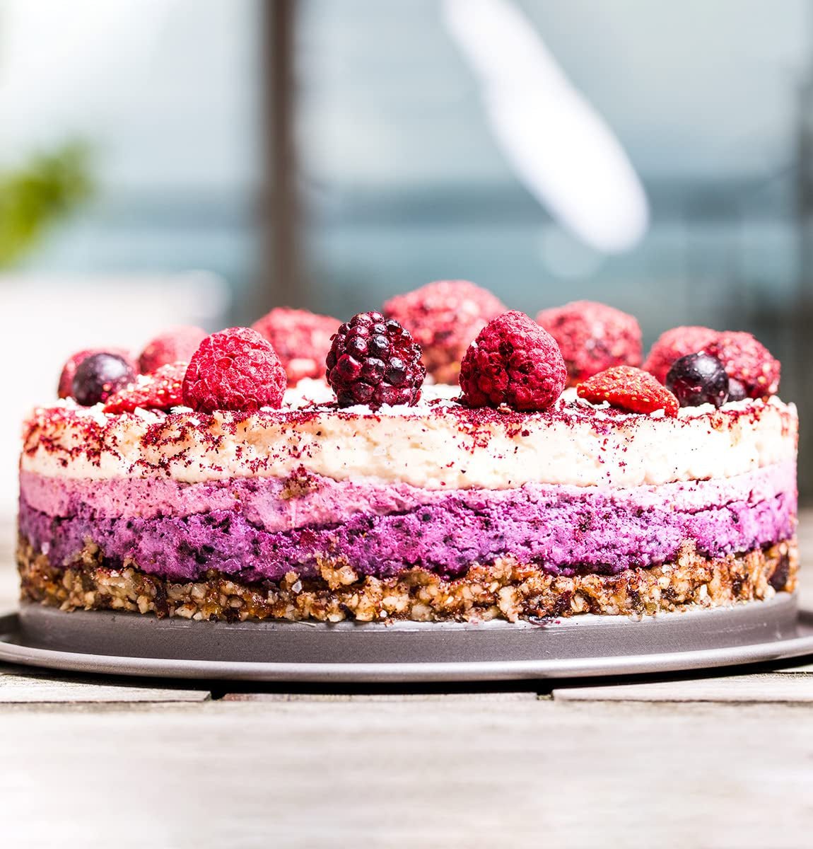 BRIX tørrede hindbær | Naturlig hindbær, frysetørret 85 g | Great Taste Award for tørret frugt | Ikke-GMO, glutenfri, vegansk, konserverede vitaminer Naty Shop Dehydrerede produkter