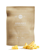 BUAH® Frysetørret ananas | Ananaschips som snack eller til müsli og desserter | Ideel erstatning for slik | Vegansk og uden tilsat sukker | 100% frysetørret frugt | 200 g Naty Shop dehydrerede produkter 373 G