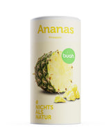 BUAH® Frysetørret ananas | Ananaschips som snack eller til müsli og desserter | Ideel erstatning for slik | Vegansk og uden tilsat sukker | 100% frysetørret frugt | 200 g Naty Shop dehydrerede produkter 200 G
