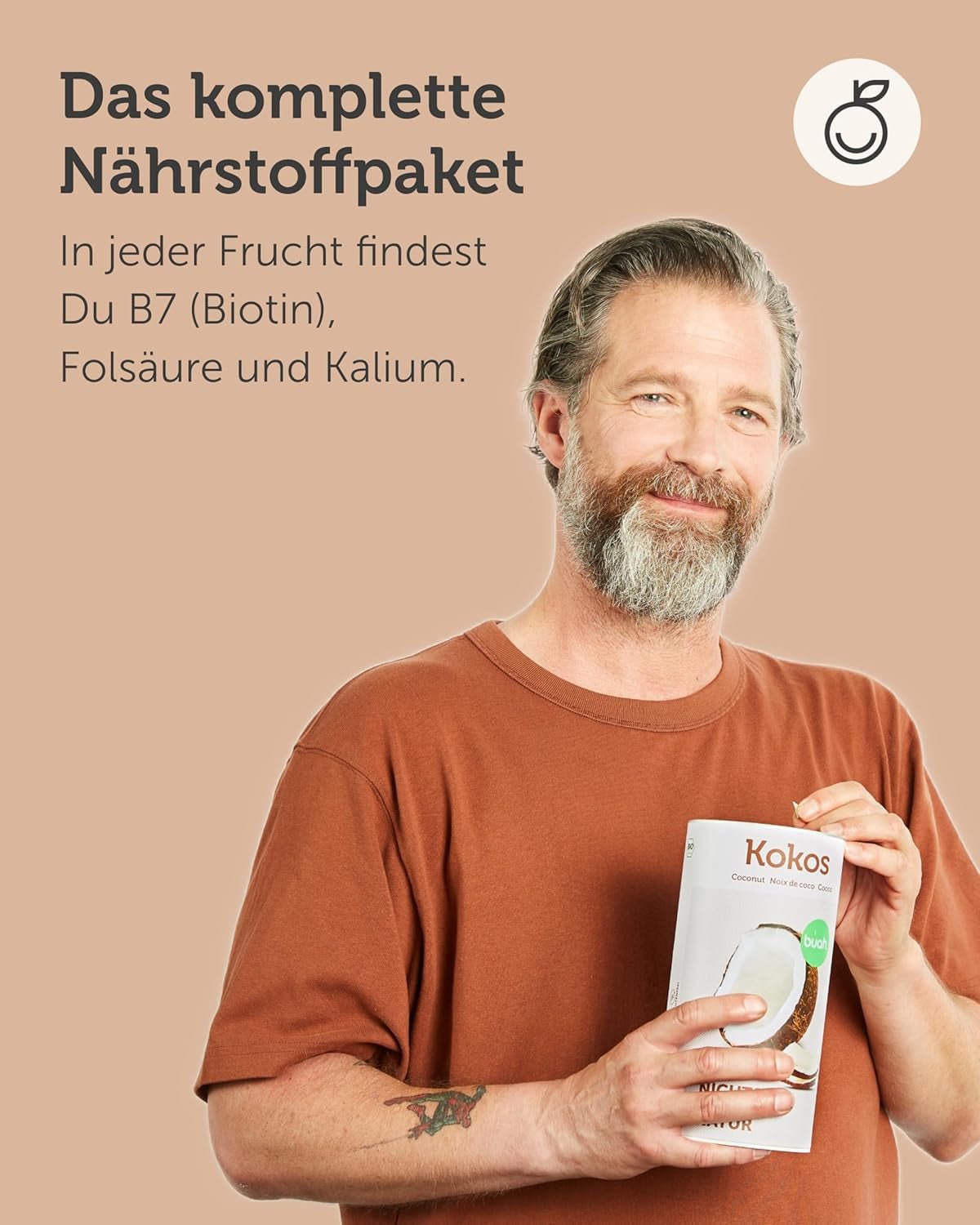 BUAH® tørrede kokoschips | Økologiske kokoschips, snack, müsli og bagning af kokoschips | Ideel erstatning for slik | Vegansk og uden tilsat sukker | 400g Naty Shop dehydrerede produkter