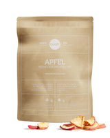 BUAH® Økologiske frysetørrede æbler | Frysetørrede økologiske æbler uden tilsat sukker | 100% frysetørret frugt (vegansk glutenfri laktosefri) | Ideel snack (110g) Naty Shop dehydrerede produkter 308 G