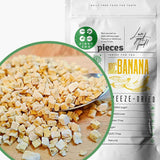 Frysetørrede bananstykker | Tørrede bananer uden sukker | Frysetørrede bananer Bananer med tørret frugt | Friske frysetørrede bananer | Frysetørret frugt Bananstykker Dehydrerede produkter Naty Shop Standardtitel