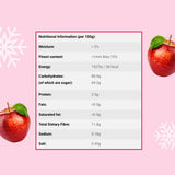 Frysetørrede æblestykker 100g - Frysetørrede frugter - Frysetørrede tørrede frugter - Tørrede æbler - Perfekt til bagning, dekoration af kager, snacks, müsli og desserter Tørrede produkter Naty Shop