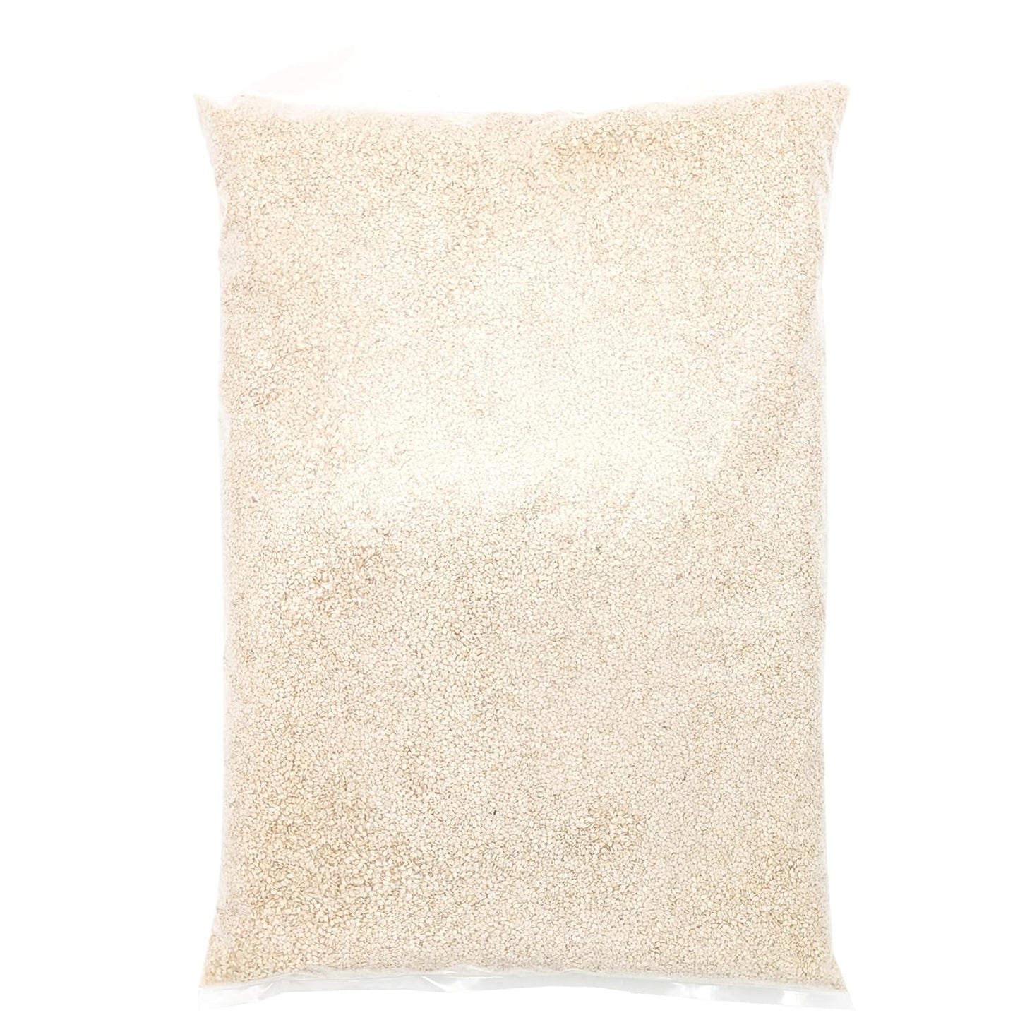 Økologiske sesamfrø 3 kg, rå økologiske oliefrø, hvid sesam, naturligt afskallet, uristet, kilde til calcium og jern, økonomipakke