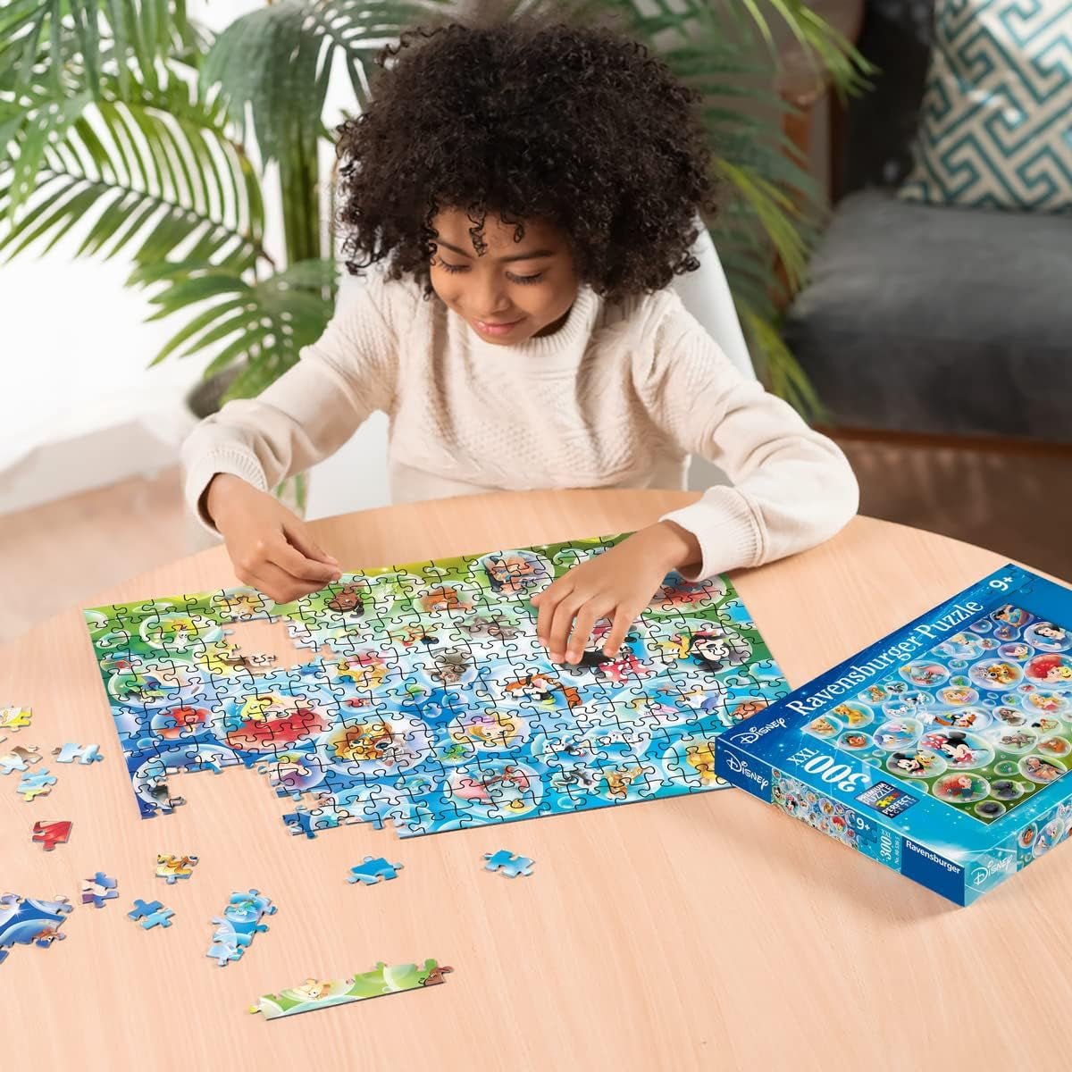 Ravensburger Puzzle 80536 - Disney Sæbebobler, 300 brikker puslespil til Disney-fans i alderen 9+ Puzzle Naty Shop