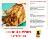 Tempura Batter Mix Tempura Back-Frittiermischung, 500 Gram Mix til bagning og madlavning Naty Shop