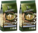 Sprød müsli med bær Biozentrale | 375 g økologisk müsli | Ideel til morgenmad og din kop takeaway müsli | Et alternativ til müslibarer