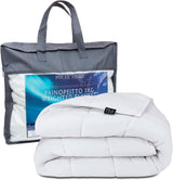 Vægtet tæppe til voksne 150 X 200 Cm, 7 kg - Vægtet tæppe til dyb søvn, tungt tæppe, terapitæppe lavet af 100 % bomuld, afslappende tæppe Oeko-Tex® 100 Standard quilt Senge og tæpper Polar Night 135 X 200 Kilogram 9.