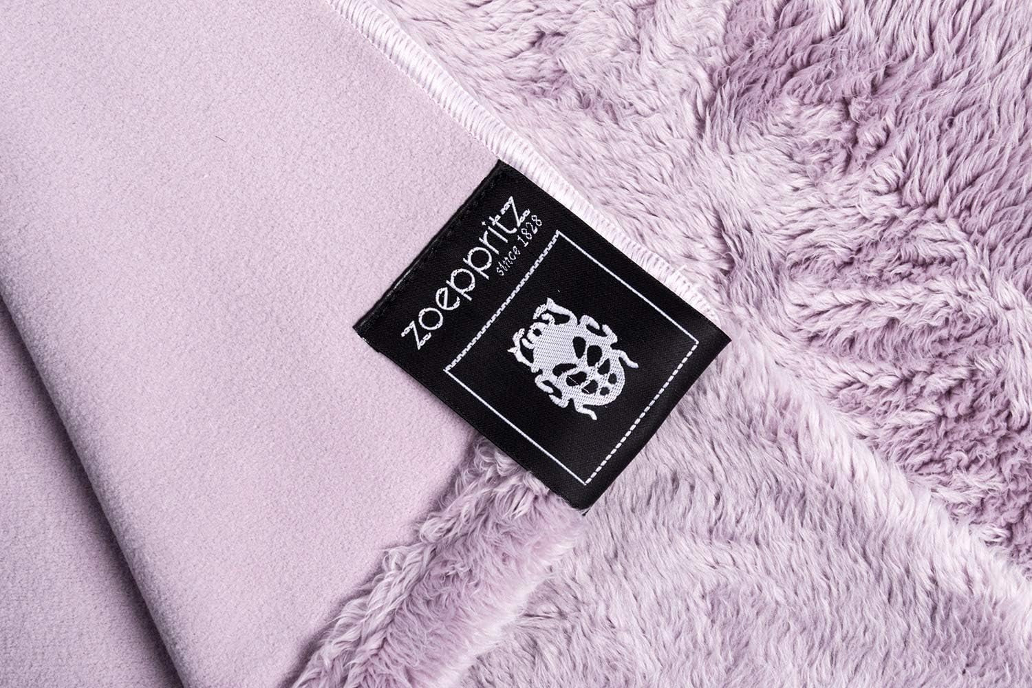 Reborn Bliss Blanket - Hyggeligt imiteret pelstæppe - Fluffy og luksuriøst imiteret pelstæppe med glat ryg - 140X190 Cm - 310 Rose - By "Zoepritz since 1828" Senge og dyner 'zoepritz since 1828'