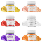 Spiselig glitter, 3 gram Naty Shop Varme farver