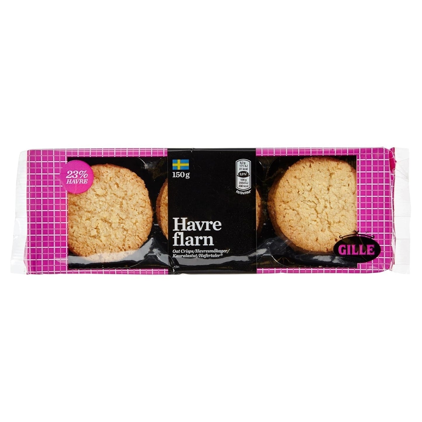 Gille svenske havrekiks, 150 g (1 pakke)