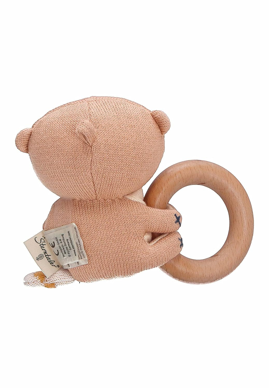 Sterntaler Baby Jungen Greifling Baby Holz Greifling Otti - Babylegetøj, gribelegetøj, gribelegetøj træ gribering til børn - økologisk Bebe Toys Naty Shop