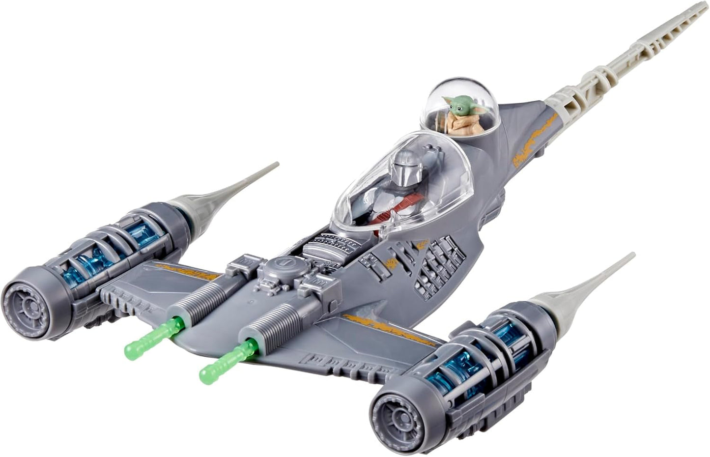 Star Wars Epic Hero Series N-1 Starfighter of the Mandalorian, store actionfigurer og spændende tilbehør til spændende manøvrer, spændende gave actionfigurer Naty Shop