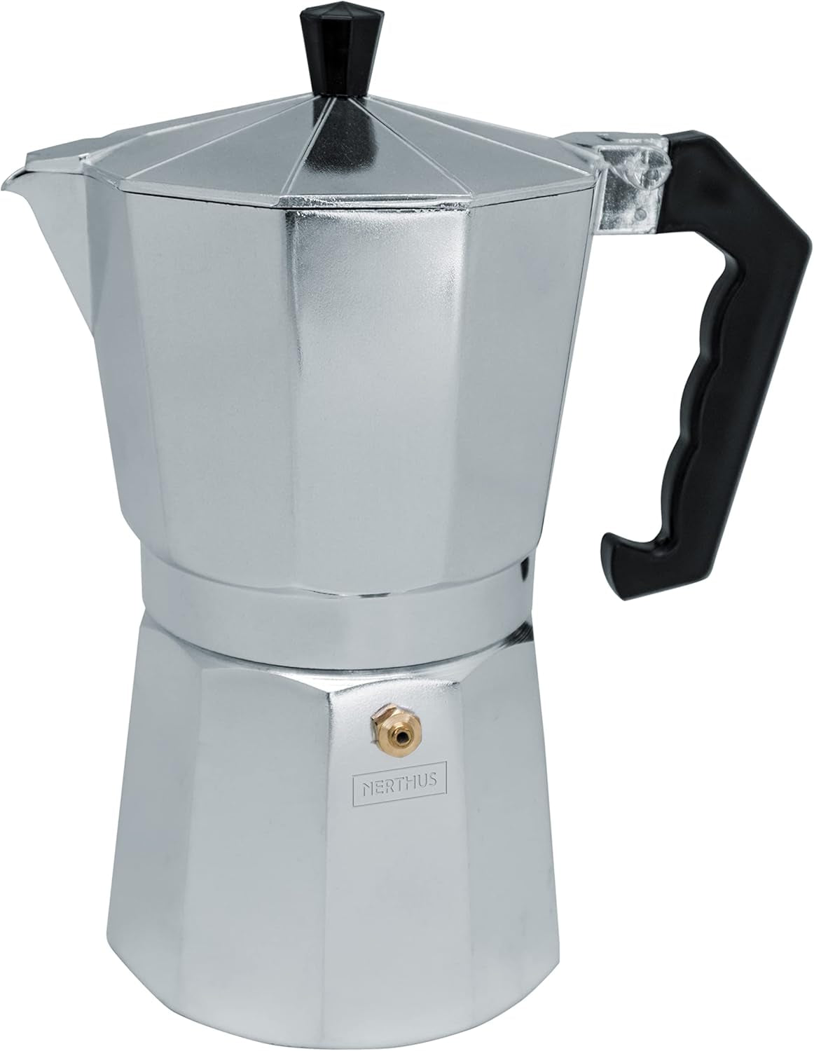 NERTHUS FIH 833 Induktion espressomaskine til 3 kopper, klassisk italiensk espressomaskine