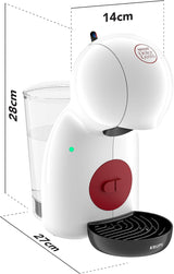 Manuel espressomaskine med NESCAFÉ DOLCE GUSTO PICCOLO XS kapsler fra KRUPS, hvid