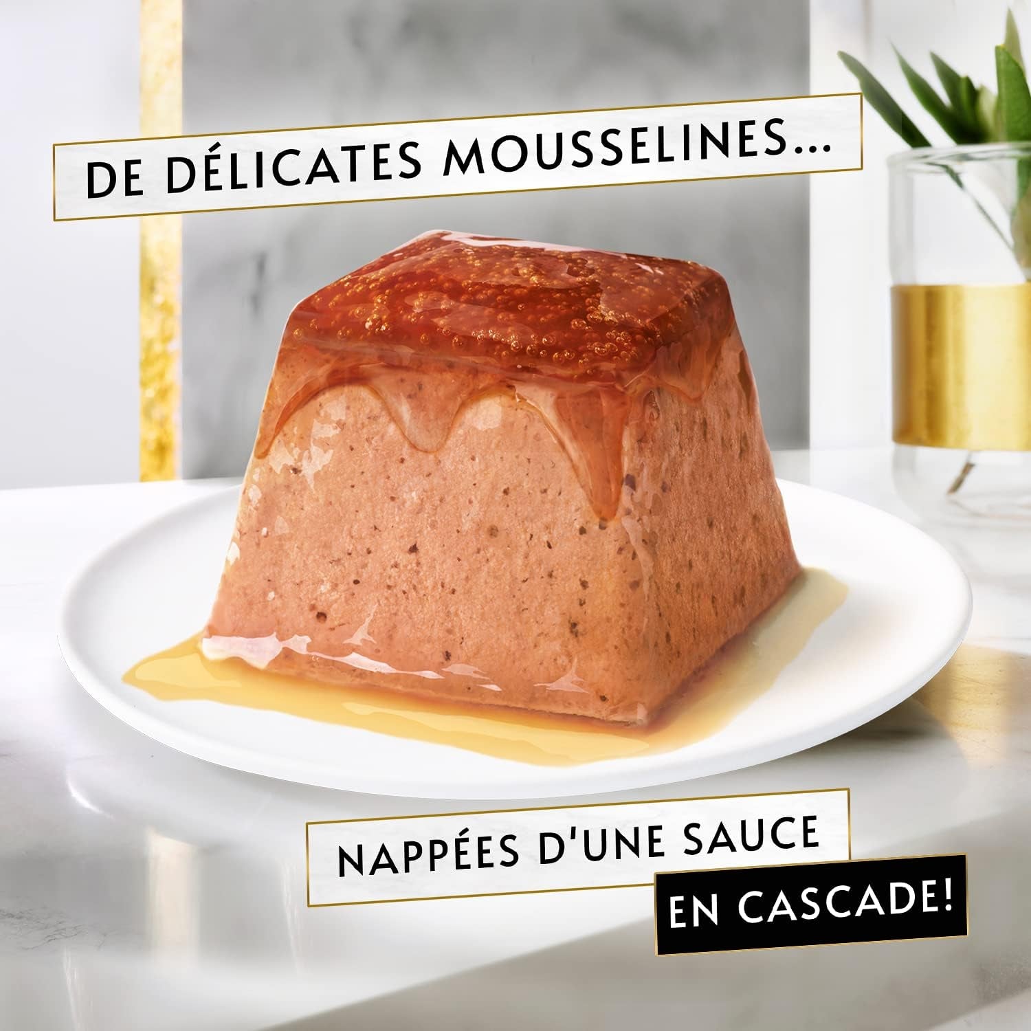 Revelations Musselin med kylling og sauce | Måltider til udvoksede katte | 4 x 57 g
