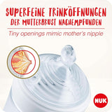 NUK Nature Sense manuel brystpumpe | Ammesæt med manuel brystpumpe, flasker og ammeindlæg Ultra Dry Comfort | 6 stk Babymad og ammetilbehør Naty Shop