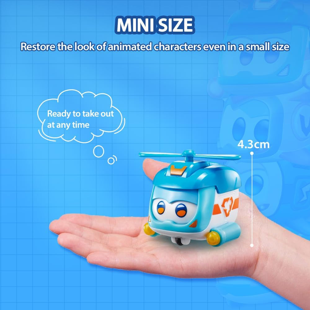 Super Wings Super Pets 4 STK Shine, Golden Boy, Jerome, Ellie Skiftbart ansigtsudtryk Lyneffekt Bærbart legetøj til 3 4 5 6 7 8 år gammel dreng Pige 2 tommer actionfigurer Naty Shop