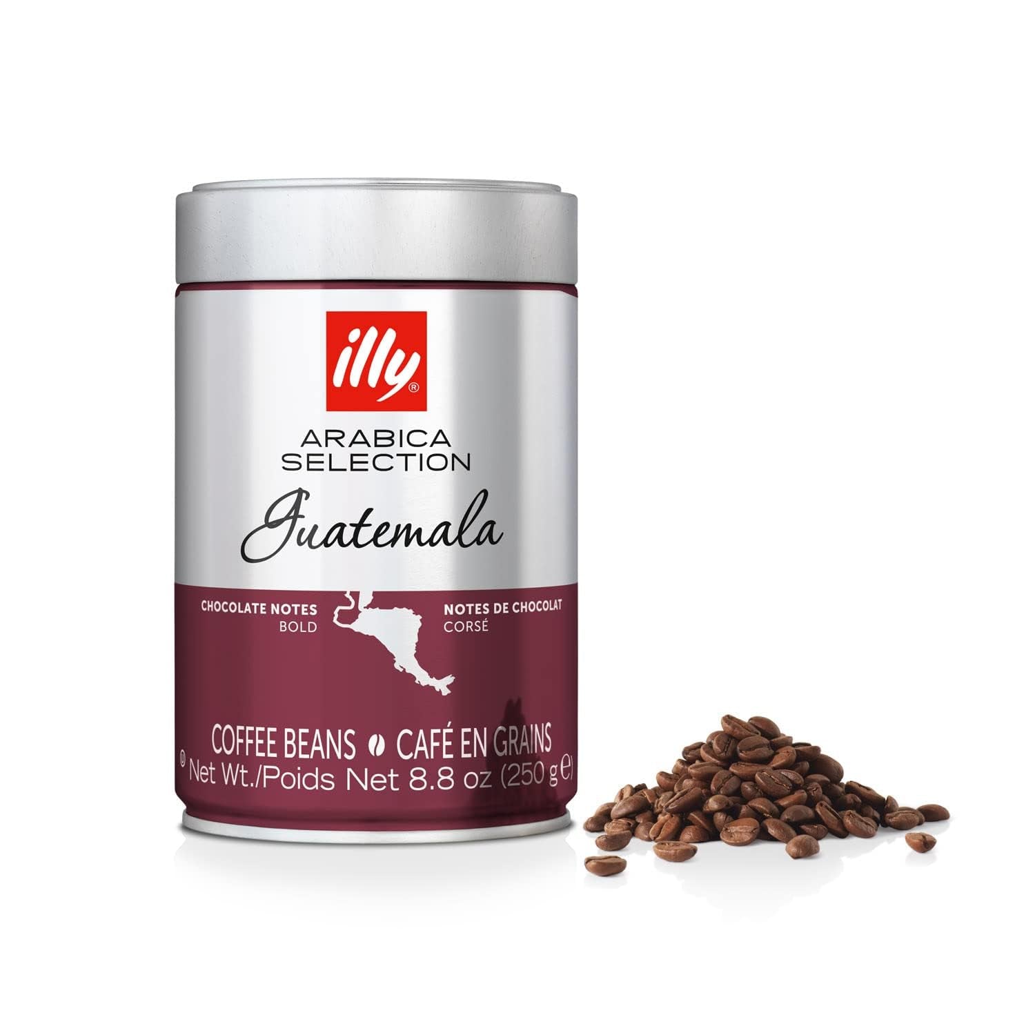 Illy Arabica Selection Guatemala kaffebønner til formaling, æske 250g