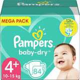(Gammel version), Bleer til babyer str. 4+ (10-15 kg), 84 stk.