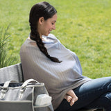 Chicco - Boppy Infinity ammetørklæde 17 Cm grå Tilbehør Mad og Amning Bebe Naty Shop