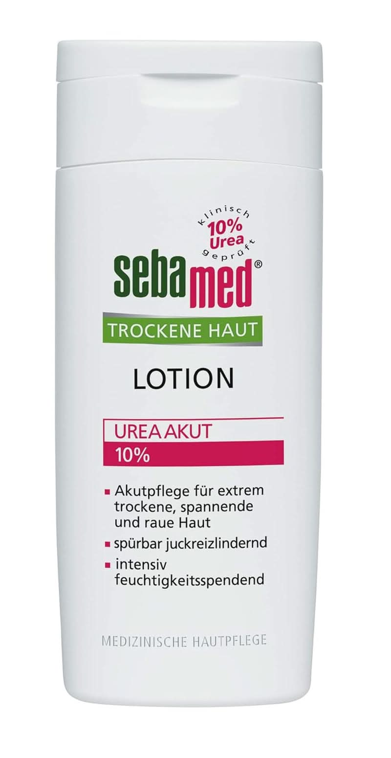 Sebamed Urea Akut, lindrer synligt følelsen af ​​spænding, ruhed og kløe, 200 ml Brusebad og bad Naty Shop