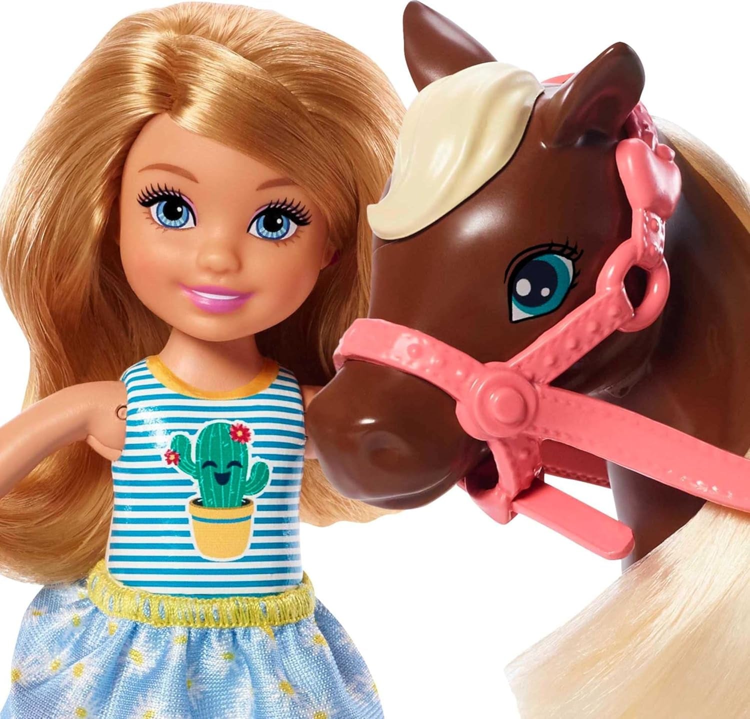 Barbie GHV78 - Club Chelsea legesæt med dukke og hest, ca. 15 cm blond med tøj og tilbehør legetøjsgave til 3-7 årige børn