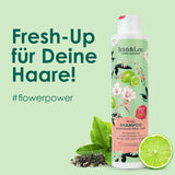 Jean & Len Green Tea & Lime fugtgivende shampoo, til normalt til fedtet hår, 300 ml Brusebad og bad Jean & Len Green Tea & Lime