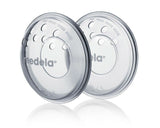 Medela brystskaller - BPA-fri, lavet af blød silikone, med åndbare ventilationshuller, inkluderer 2 skaller Tilbehør Mad og amning Bebe Naty Shop