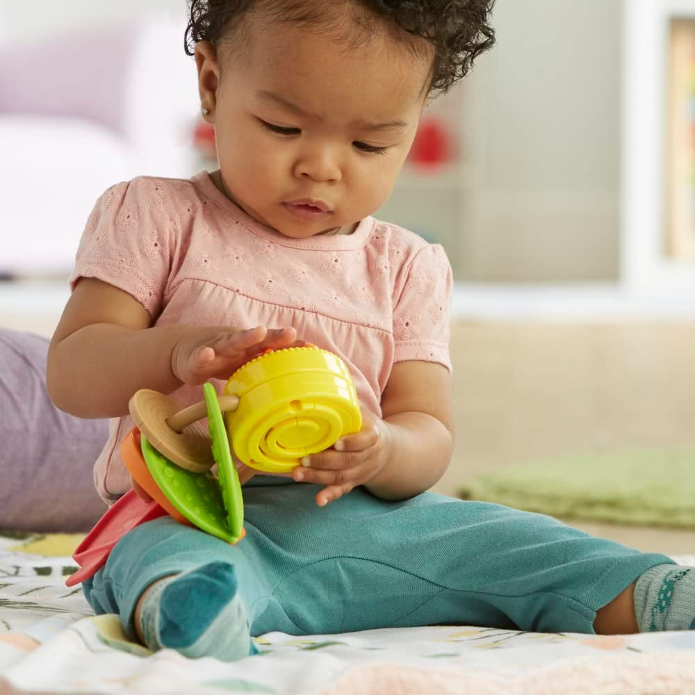 Playskool Mine første taster, sanselegetøj med strukturer og lyde til babyer fra 3 måneder (Amazon Exclusive) Babylegetøj Naty Shop