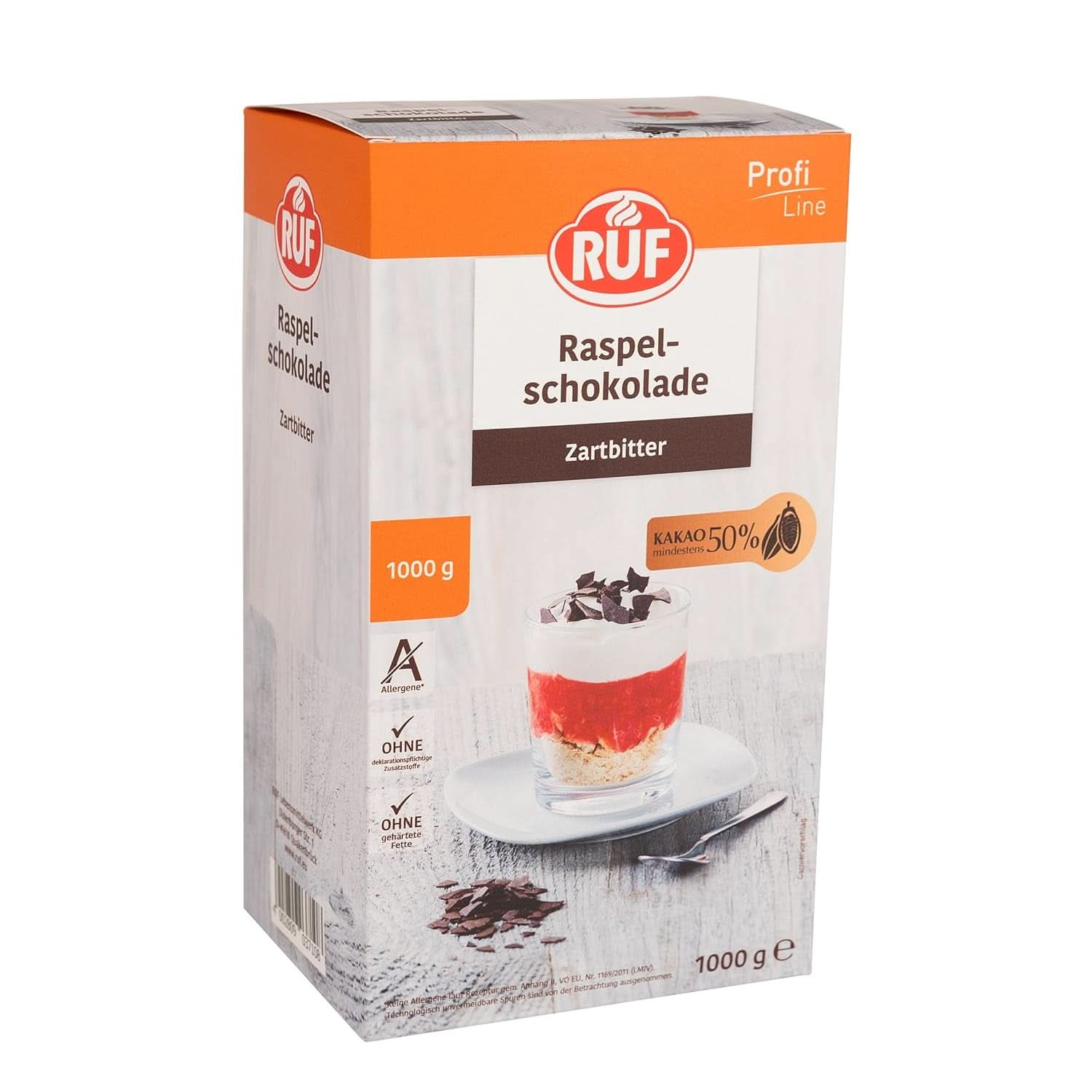 RUF Sukkerdrys farvet i regnbuefarver, 1 kg Sprinkles Naty Shop Mørk Chokoladespåner