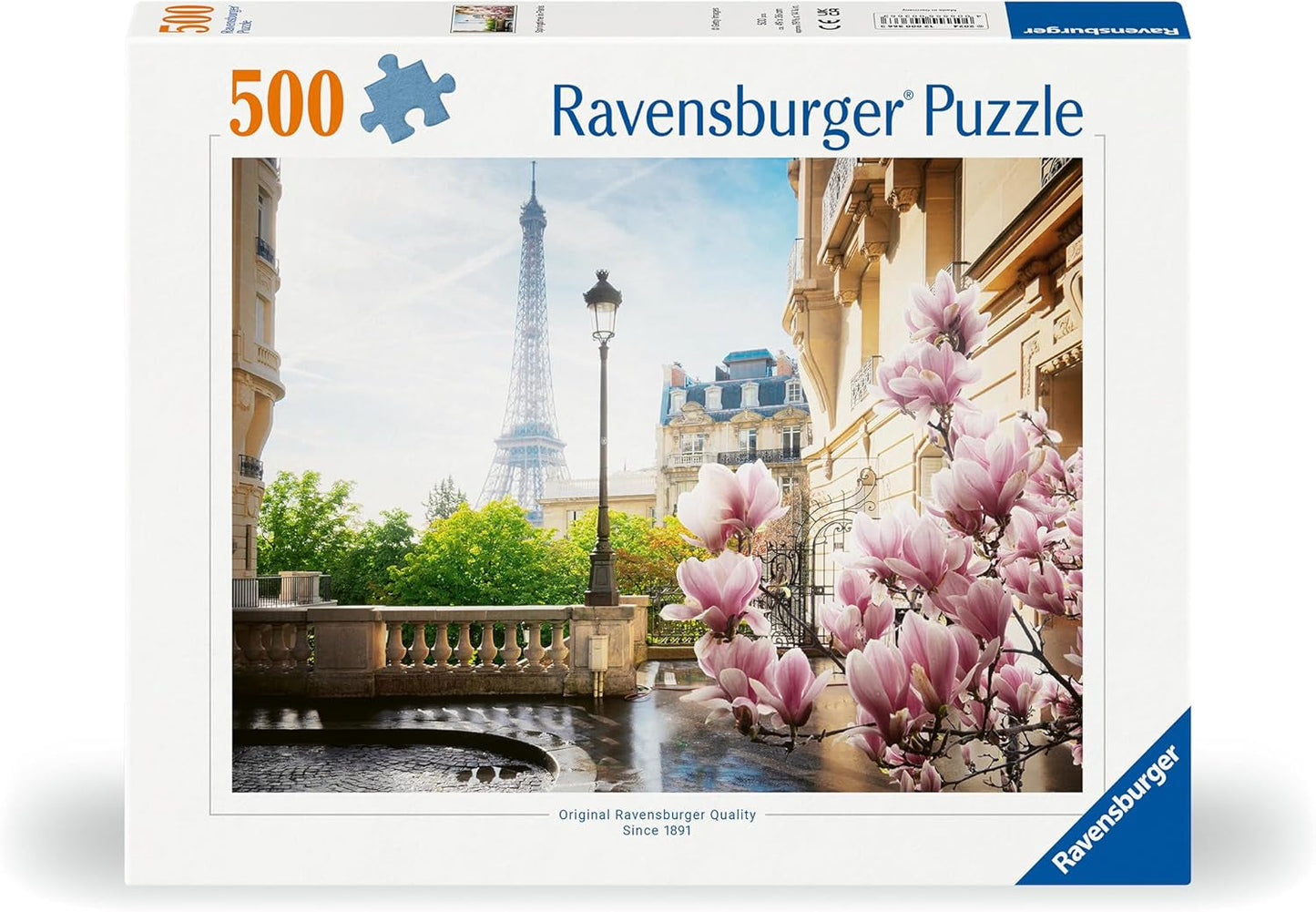 Ravensburger Puslespil 12000366 - Forår i Paris - 500 brikkers puslespil til voksne og børn over 12 år Puzzle Naty Shop
