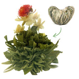 Te blomster guldbarre 1 stk 6 g | Grønne teblade | Jasmin blomster | Europæisk slyngplante | Grøn te Te med blomster | Grøn te blomster | Ideel til te elskere