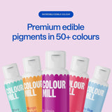Color Mill salvie oliebaseret madfarve - Madfarve til chokolade, fondant, muffins, kager, bagning, makroner - Madfarve til dekoration af kager - 100 ml