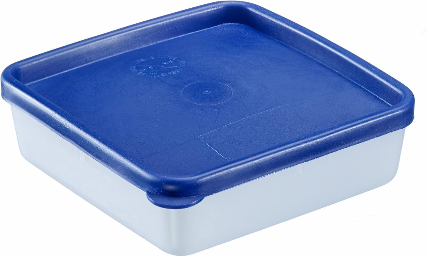 Westmark 4 madopbevarings-/frysebeholdere, inklusive låg, kapacitet: 0,25 l hver, stabelbar, plastik, Trio, farve: gennemsigtig/blå, 25042270 Madopbevaringsbokse Naty Shop