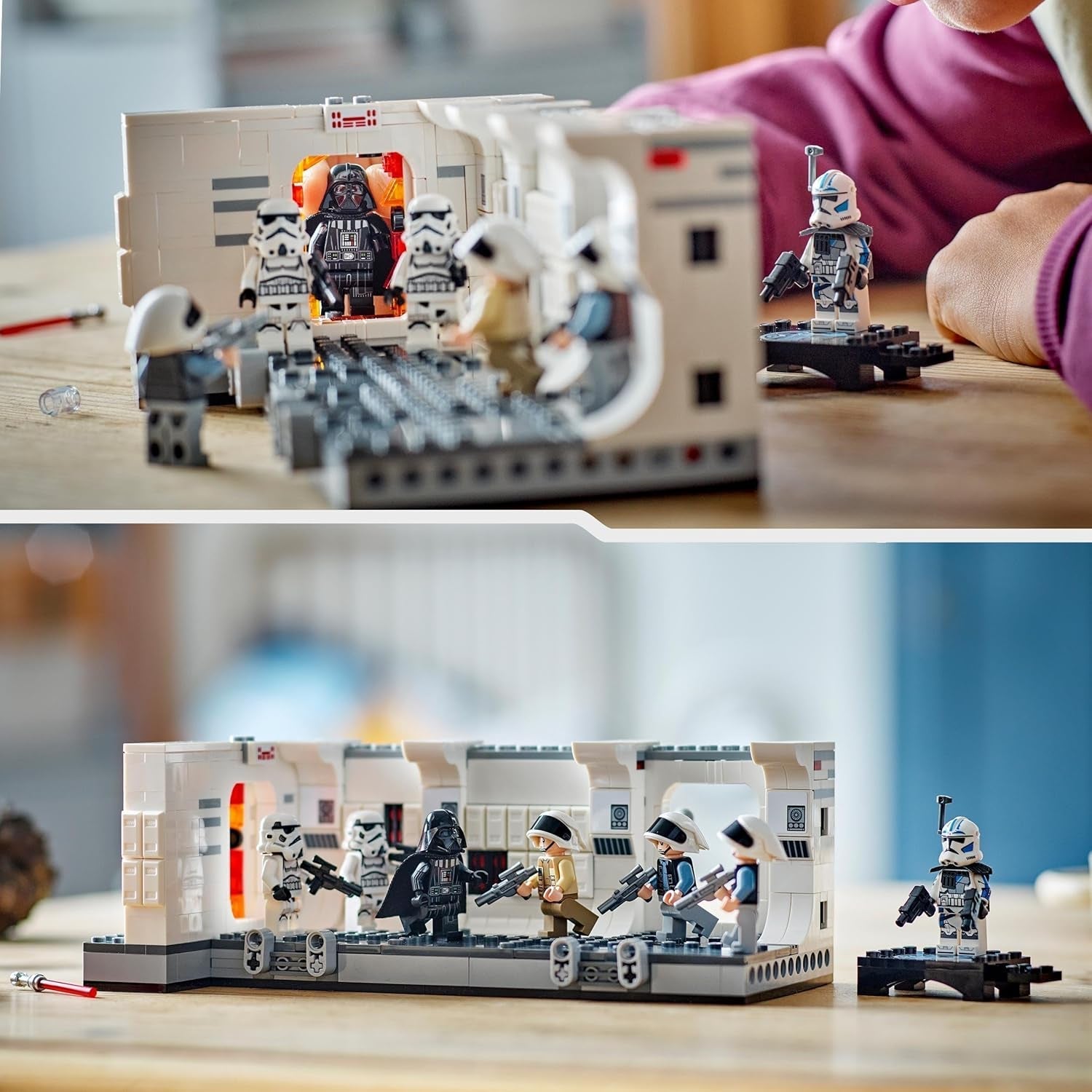 LEGO Star Wars Tantive IV Boarding, A New Hope Movie Building Legetøj, Fantasy-legesæt til samleobjekter, gaveidé til drenge og piger 8+ og samlere 75387 Byggesæt Beuche den LEGO-Store