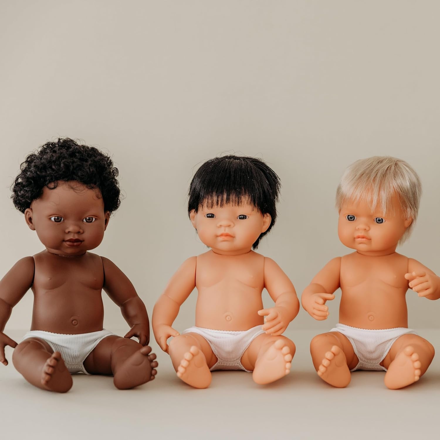 Miniland Baby Doll Asian Boy 38cm-31055